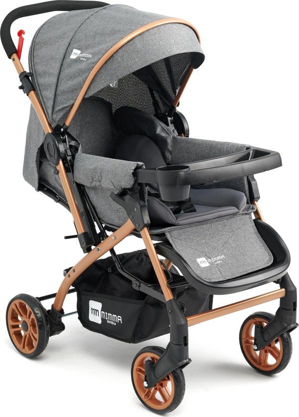 Mimma Baby Life Gold Çift Yönlü Bebek Arabası - Image 1
