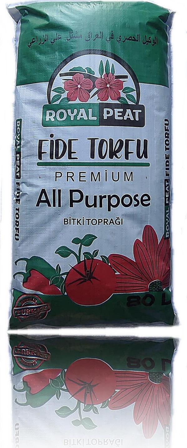 HARİKA 80 LT. Bitki Toprağı, Çicek Toprağı, Torf Humus Katkılı 80 lt. Fide Torfu   - Image 1