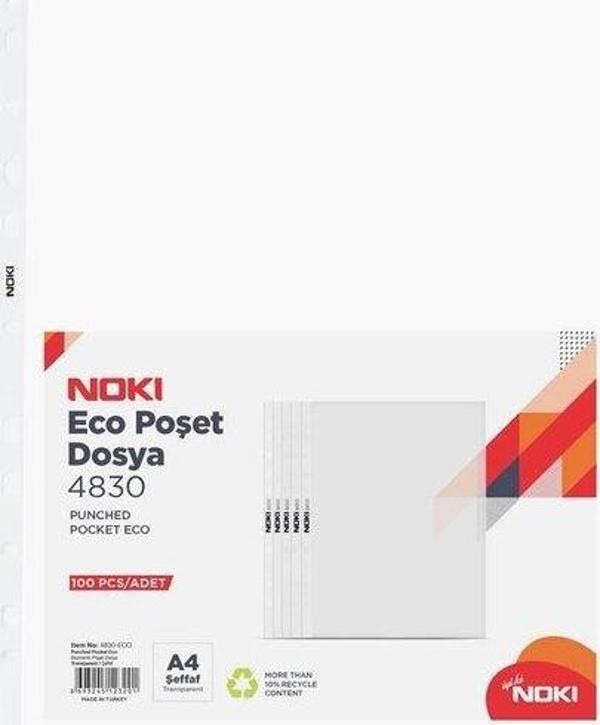 Noki Poşet Dosya Eco 100'Lü - Image 1