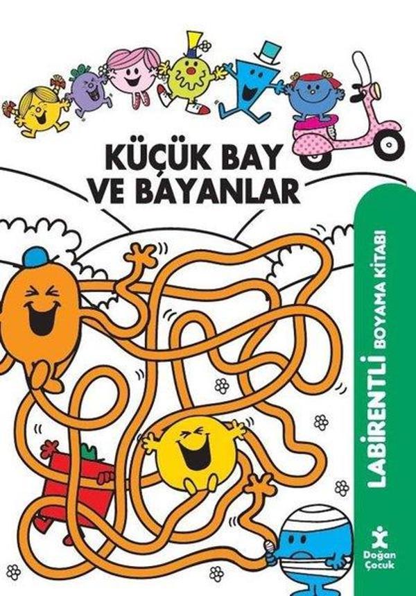 Küçük Bay ve Bayanlar - Labirentli Boyama Kitabı - Doğan Çocuk - Image 1
