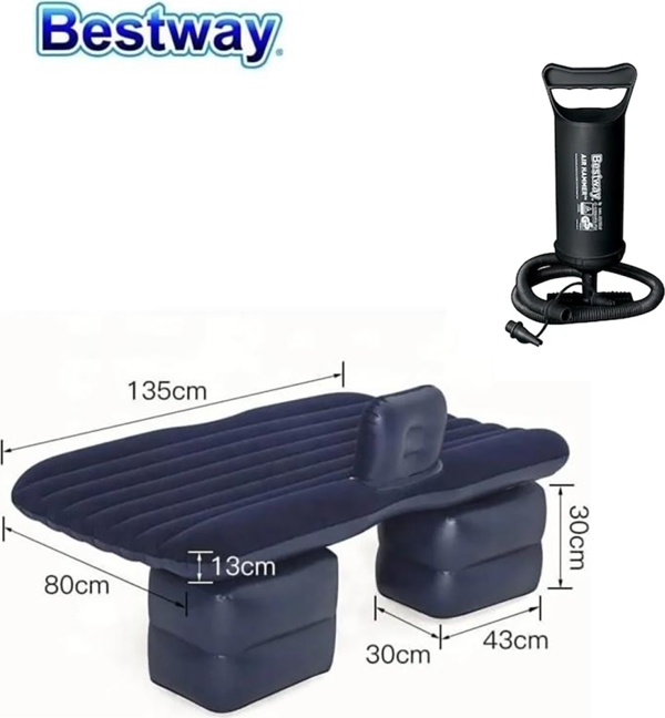 Bestway 67780 Araç İçi Şişme Yatak Pompalı 135X13X80CM - Image 1
