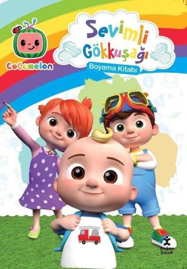 Cocomelon Sevimli Gökkuşağı Boyama Kitabı - Doğan Çocuk - Image 1
