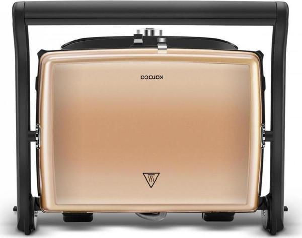 Karaca Gastro Grill Glass Premium 2400 W Mineral Gold Tost Makinesi - Image 1