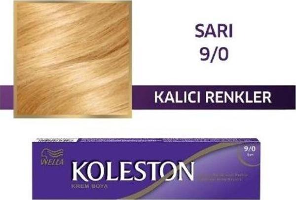Koleston Tüp Saç Boyası Sarı 9/0 (4'lü) - Image 1