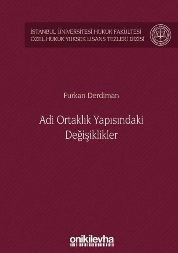 Adi Ortaklık Yapısındaki Değişiklikler - On İki Levha Yayıncılık - Image 1
