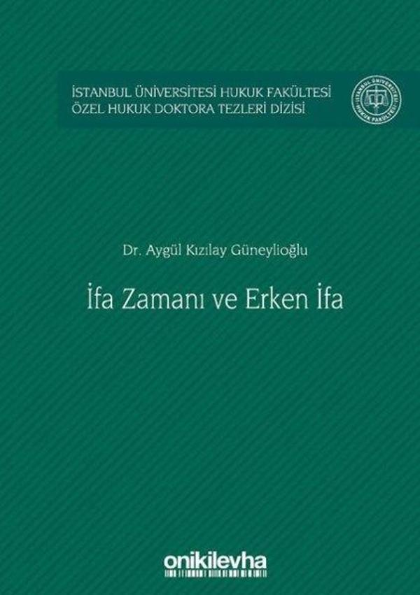 İfa Zamanı ve Erken İfa - On İki Levha Yayıncılık - Image 1