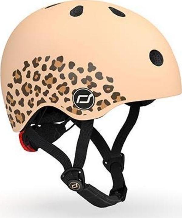 Scoot and Ride Lifestyle Bebek Kaskı XXS-S Leopard - Image 1
