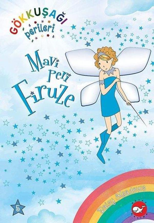 Mavi Peri Firuze - Gökkuşağı Perileri 5 - Beyaz Balina Yayınları - Image 1