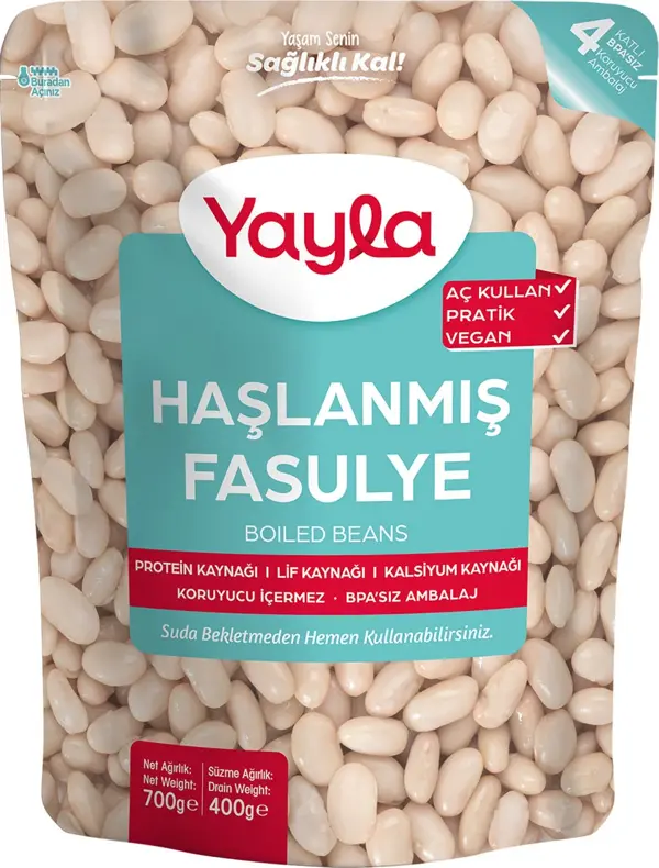 Yayla Haşlanmış Fasulye 700 gr - Image 1