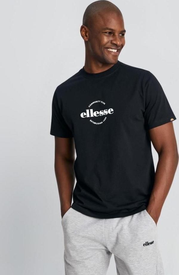 Ellesse Tshirt Siyah Erkek EM165 - Image 1