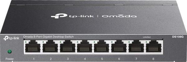 Omada Tp-Link DS108G 8 Port 10-100-1000 Mbps Switch Çelik Kasa Rack Mount - Image 1