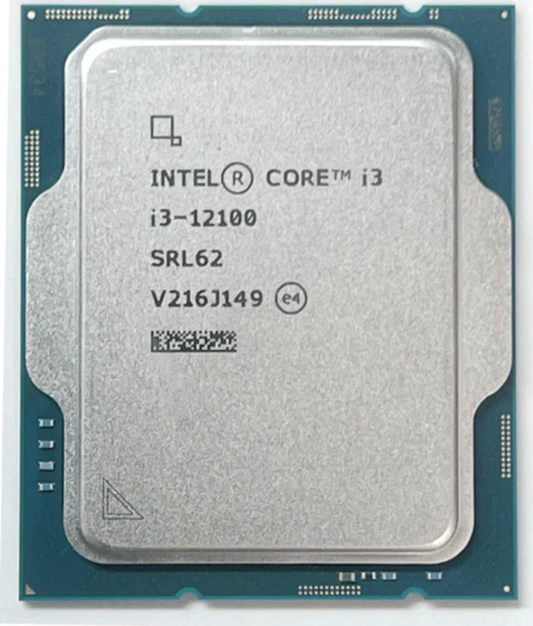 Intel Alder Lake Core i3 12100 TRAY 3.3Ghz 1700P 12Mb (60W) Uhd730 Kutusuz İşlemci - Image 1