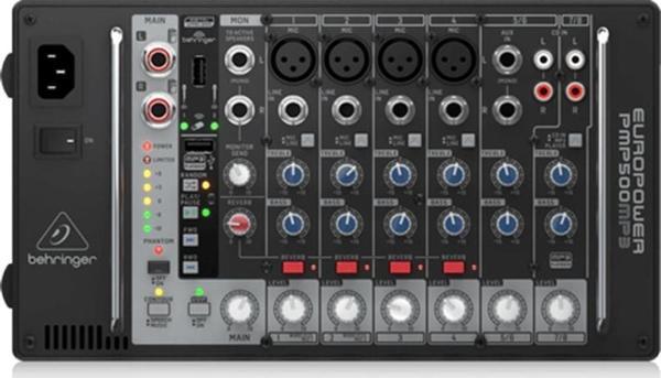 Behringer PMP500MP3 500 Watt 8 Kanal Mikser - Image 1
