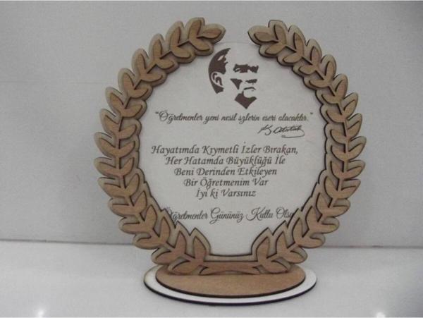 MDFHOME Öğretmenler Günü Hediyesi (BUĞDAY BAŞAKLI) - Image 1