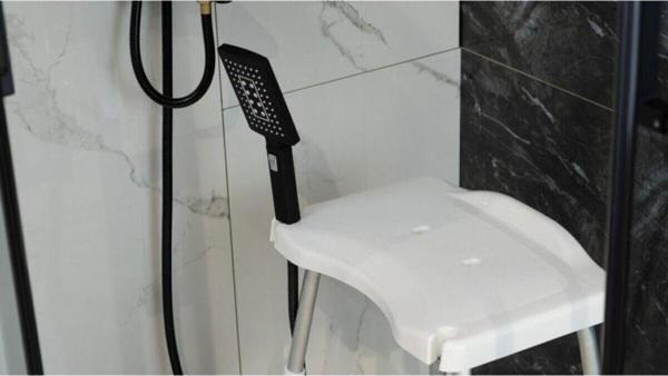 Prima Nova Apollo Duşlu Banyo Taburesi-beyaz - Image 1