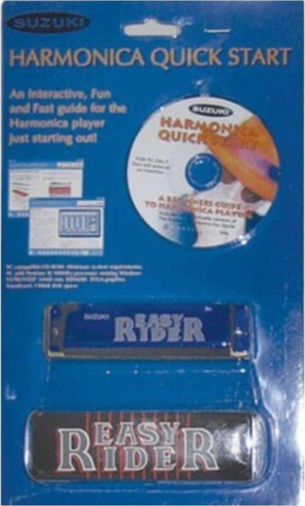 Suzuki Ezr-20T Model Easy Rıder 10C Blues Mızıka -Eğitim Cd Li Set - Image 1