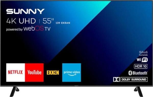 SN55FMN243 55’’ 139 Ekran Uydu Alıcılı 4K Ultra HD Webos Smart LED TV - Image 1