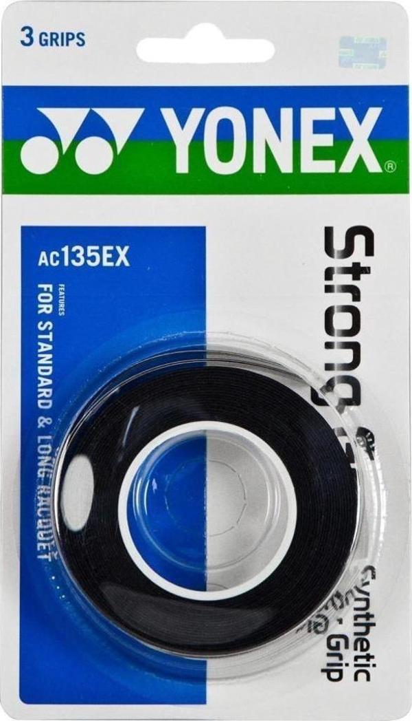 YONEX AC 135 (3.lü) STRONG GRIP-SİYAH - Image 1