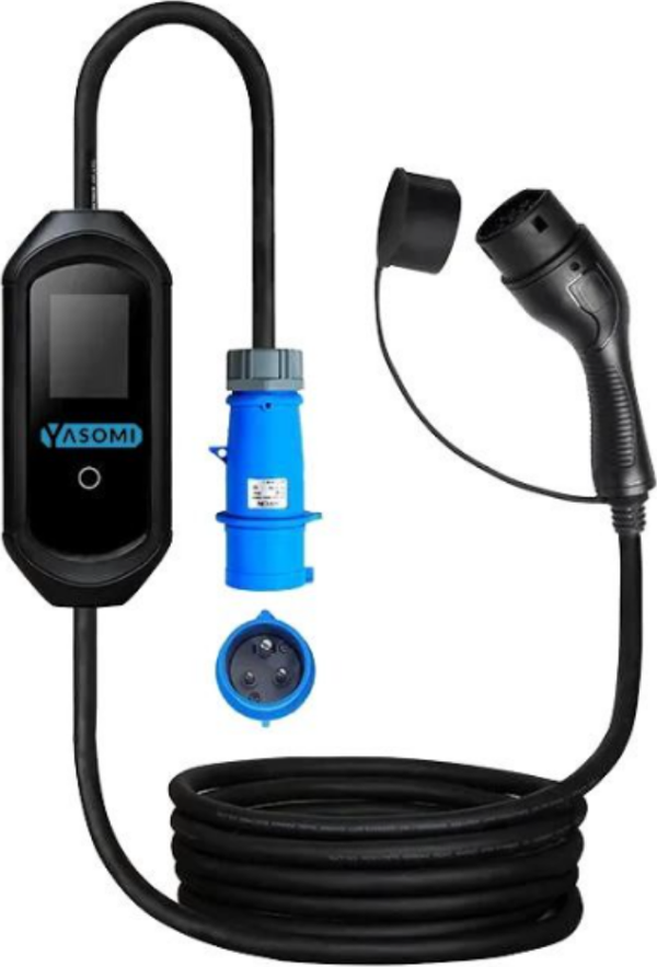 Yasomi 7kw Monofaze Taşınabilir Hızlı araç  Şarj Istasyonu (24 Ay Garantili) - Image 1