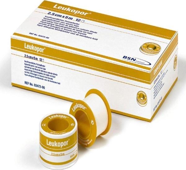 Leukopor Flaster 1.25 cmx5 m Yara Bandı - Image 1