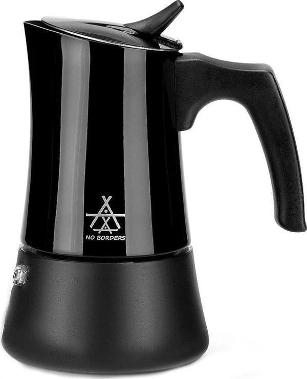 Alocs Taşınabilir Mocha Pot 450 ML 9 Cup Siyah - Image 1