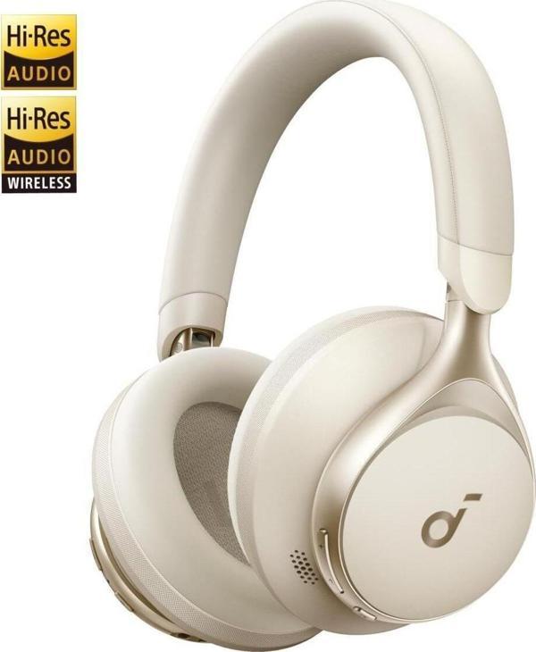 Soundcore Space One Kulak Üstü Bluetooth Kulaklık - Latte Krem - Image 1
