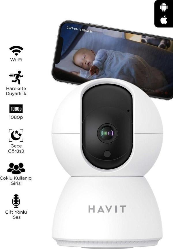 Ipc20 Smart 360° 1080p Gece Görüşlü Ip Kamera ( Türkiye Garantili) - Image 1