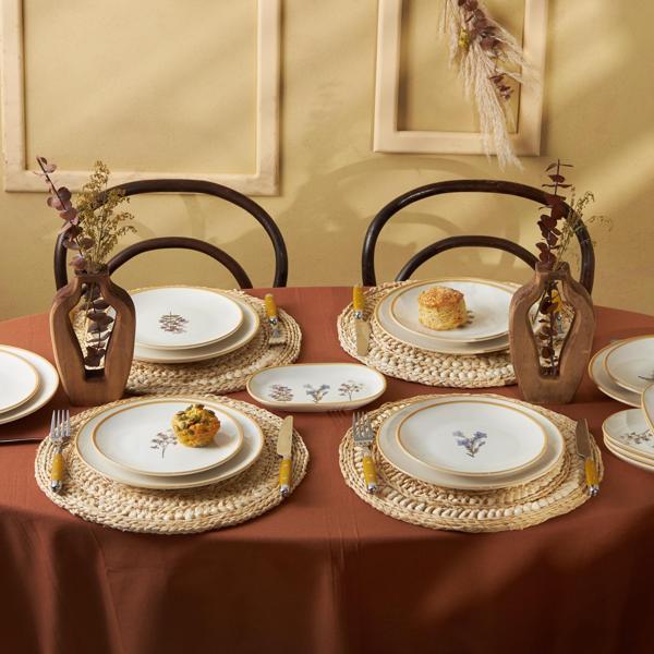 Karaca June Stoneware 18 Parça 6 Kişilik Kahvaltı/Servis Takımı - Image 1