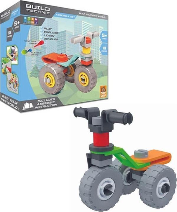Roy Toy Sök Tak Araçlar 18 Parça MOTOR Kendin Yap Oyun Seti 3+ Yaş Üzeri Çocuklar İçin - Image 1