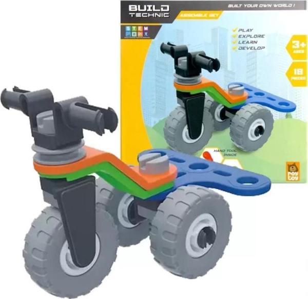 Roy Toy Sök Tak Araçlar 18 Parça SELELİ MOTOR Kendin Yap Oyun Seti 3+ Yaş Üzeri Çocuklar İçin - Image 1