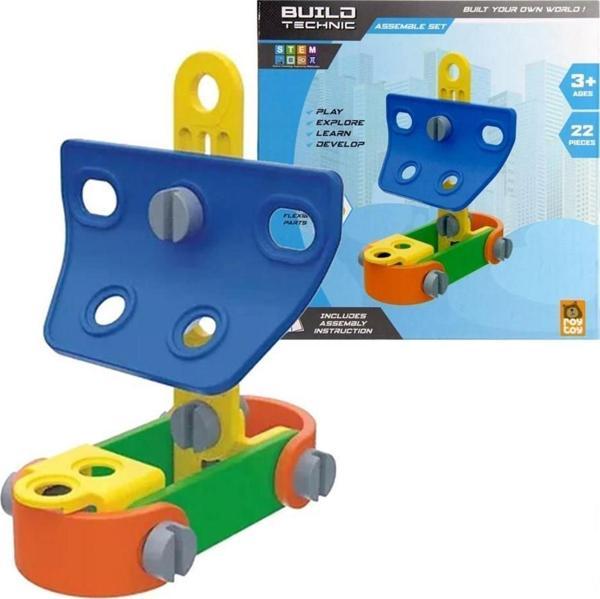 Roy Toy Sök Tak Araçlar 22 Parça YELKENLİ Kendin Yap Oyun Seti 3+ Yaş Üzeri Çocuklar İçin - Image 1