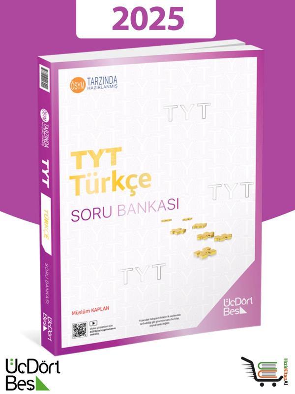 345-2025 Model TYT Türkçe Soru Bankası - Üç Dört Beş Yayınları - Image 1
