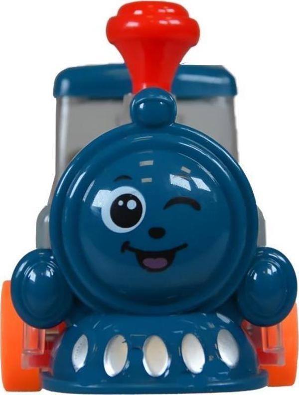 Ctoy Işıklı Sesli Şeffaf Tren Mavi - Image 1