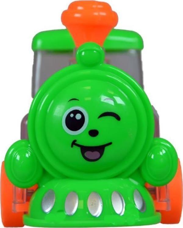 Ctoy Işıklı Sesli Şeffaf Tren Yeşil - Image 1