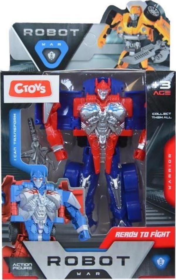 Ctoy Robota Dönüşebilen Araba Mavi Seri 1 - Image 1