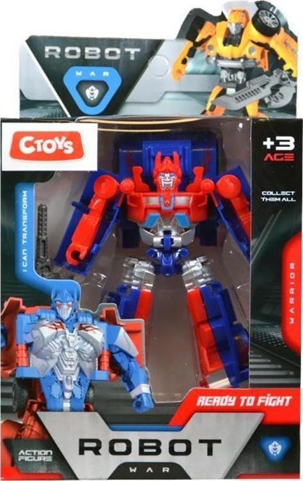 Ctoy Robota Dönüşebilen Araba Mavi Seri 3 - Image 1