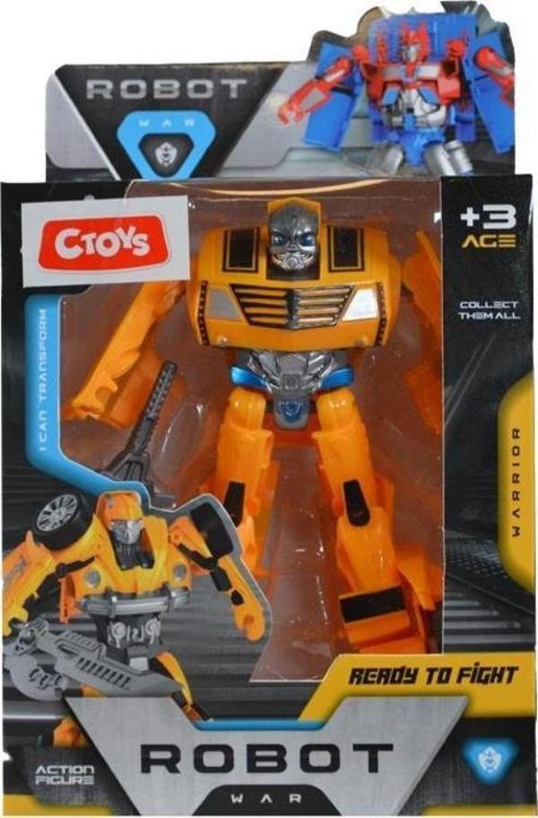 Ctoy Robota Dönüşebilen Araba Turuncu Seri 1 - Image 1