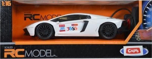 Ctoys Uzaktan Kumandalı RC Model Yarış Arabası Beyaz - Image 1