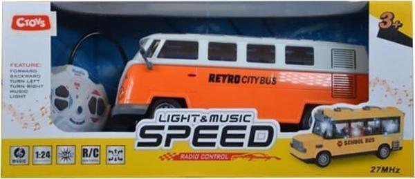 Ctoys Uzaktan Kumandalı Turuncu Otobüs WL-168B - Image 1