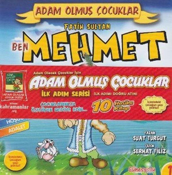 Adam Olmuş Çocuklar İlk Adım Serisi Seti - 10 Kitap Takım - Güneşyolu Yayınları - Image 1