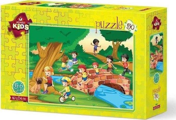 Art Kids Art Çocuk Puzzle Kovalamaca 50 Parça 5603 - Image 1
