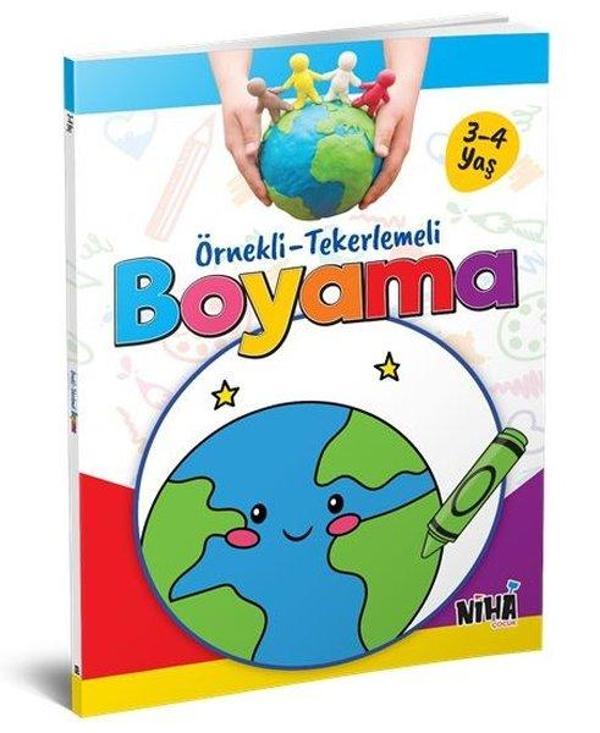 Örnekli Tekerlemeli Boyama 3 - 4 Yaş - Niha Çocuk - Image 1