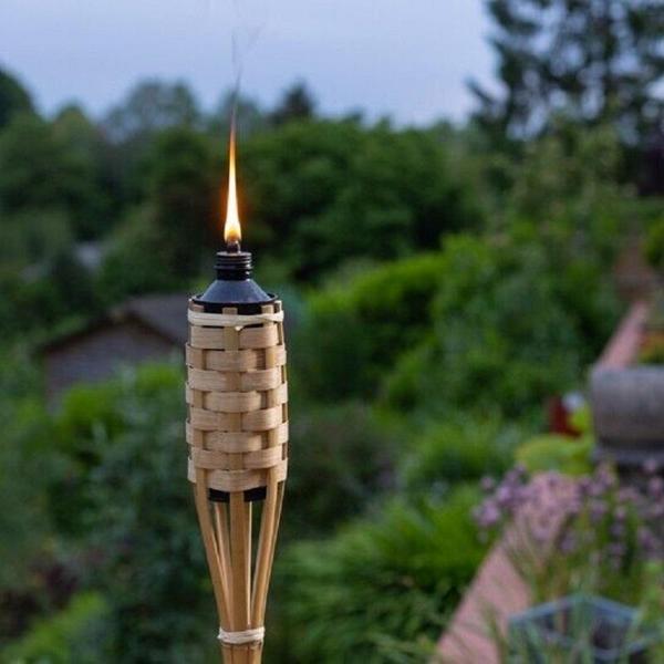 3 PCS 90 CM BAMBOO TORCH 3 ADET 90 CM BAMBU MEŞALE BAHÇE AYDINLATMA IŞIĞI KIR DÜĞÜNÜ KORTEJ IŞIKLARI - Image 1