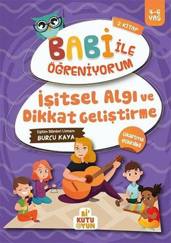 İşitsel - Algı Dikkat Geliştirme  -  Babi ile Öğreniyorum 2.Kitap - Bi Kutu Oyun Yayınevi - Image 1