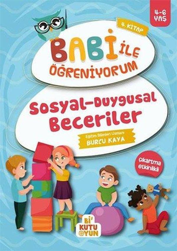 Sosyal - Duygusal Beceriler  -  Babi ile Öğreniyorum 4.Kitap - Bi Kutu Oyun Yayınevi - Image 1
