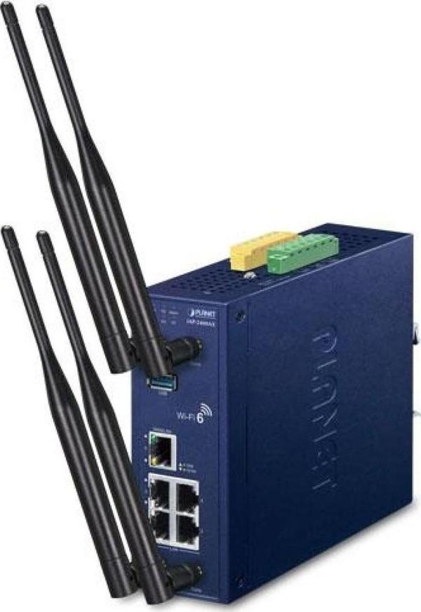Planet Pl-Iap-2400Ax Endüstriyel 5Ghz 802.11Ax 2400Mbps Kablosuz Access Point 4 X 10/100/1000Base-T  - Image 1