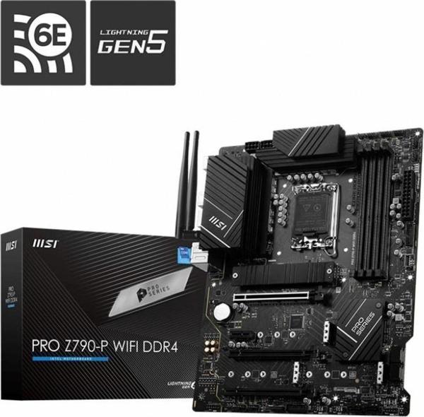 Msı Pro Z790-P Wifi D4 1700P Hdmi Dp Pro Z790-P Wıfı Ddr4 - Image 1