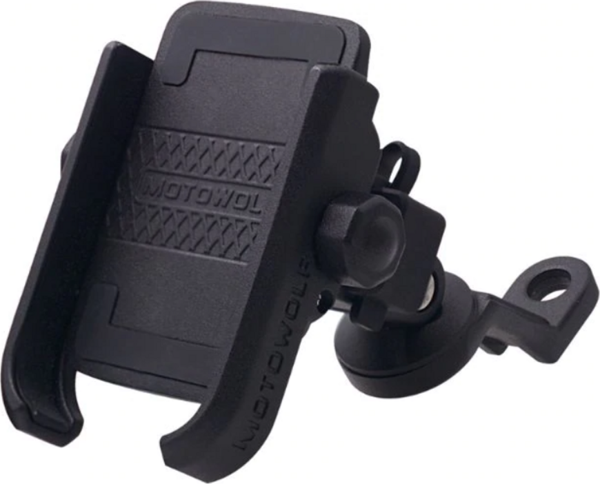 Motowolf Motosiklet Ayna Bağlama Telefon Tutucu Usb Hızlı Şarj - Image 1