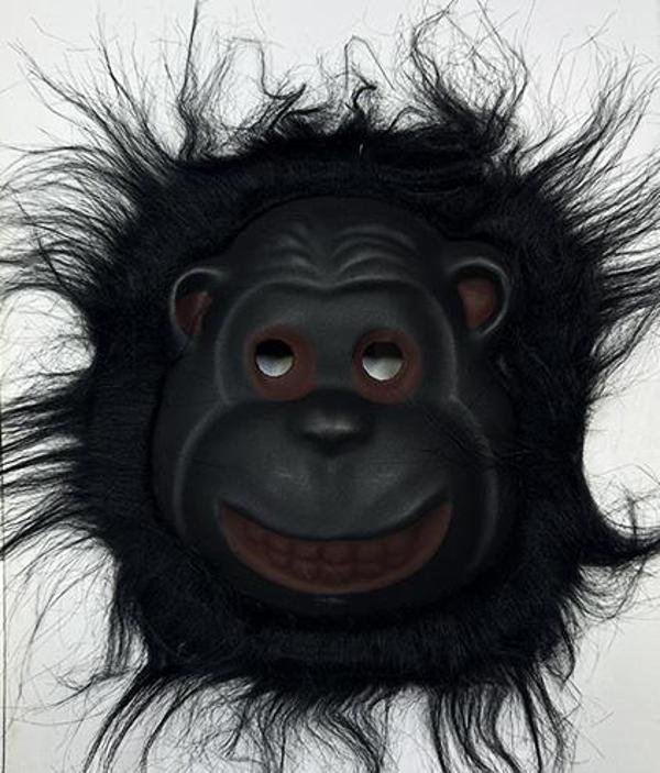 Orangutan Maskesi - Maymun Maskesi - Goril Maskesi Yetişkin Çocuk Uyumlu Siyah Renk Model 1 - Image 1