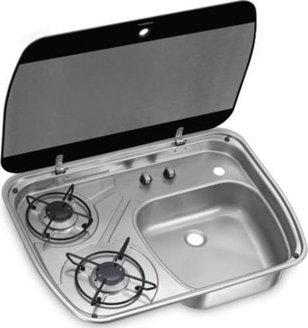 Dometic HSG 2445 Karavan için 2li Ocak + Lavabo - Image 1